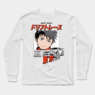 tokyo race drift anime Long Sleeve T-Shirt